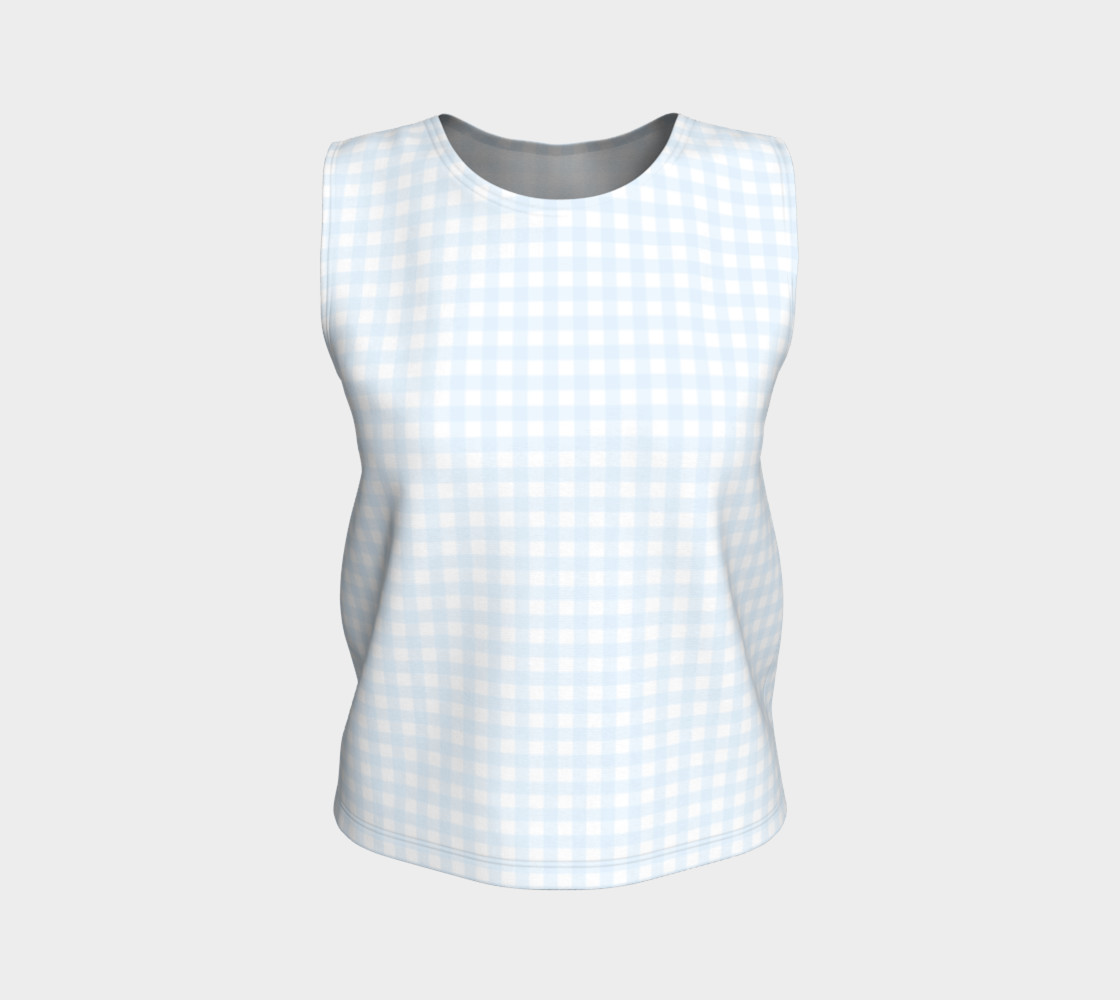 Gingham Loose Tank Top preview #1