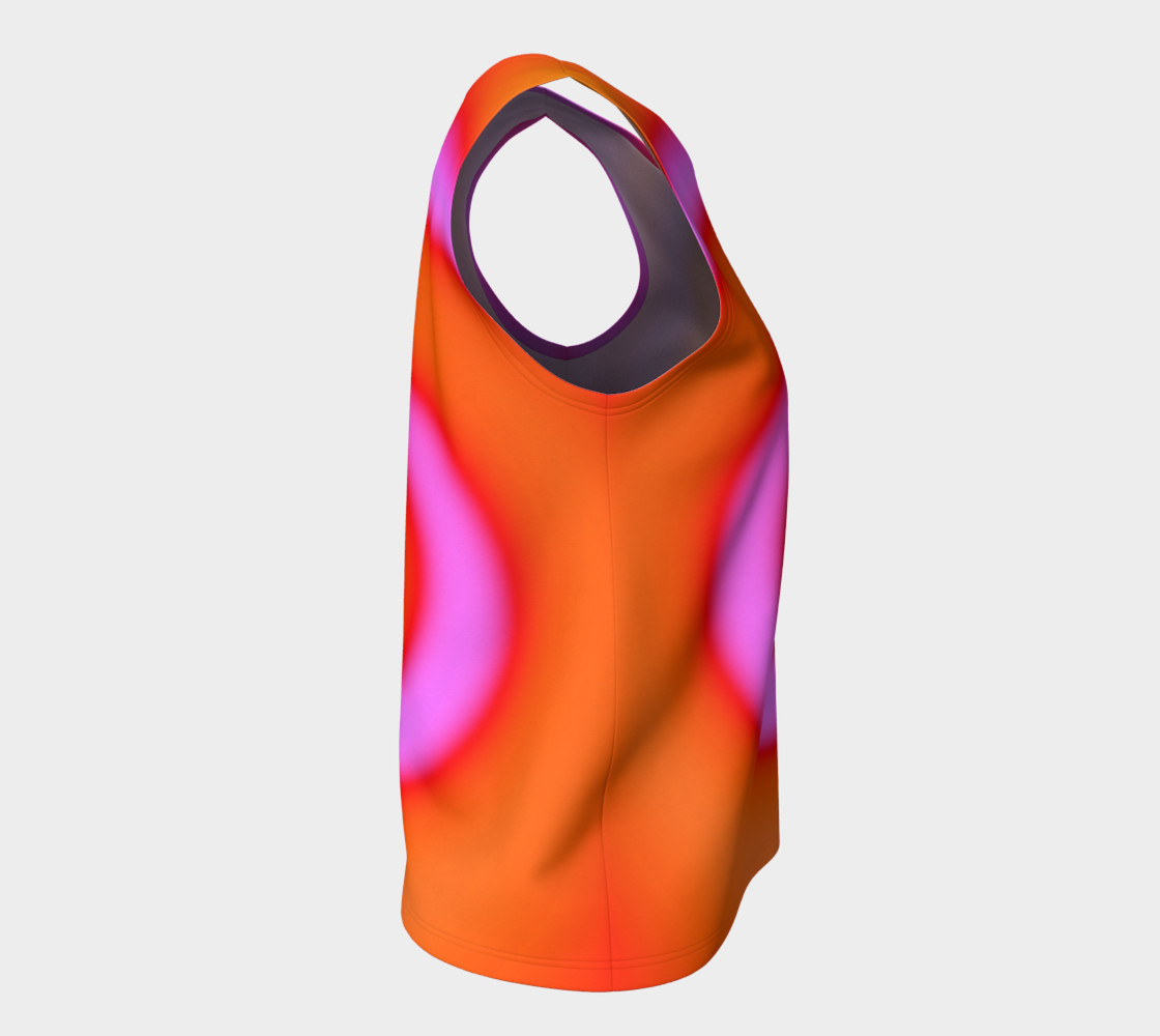 Bright Colorful Orange Pink Swirl Abstract preview #8