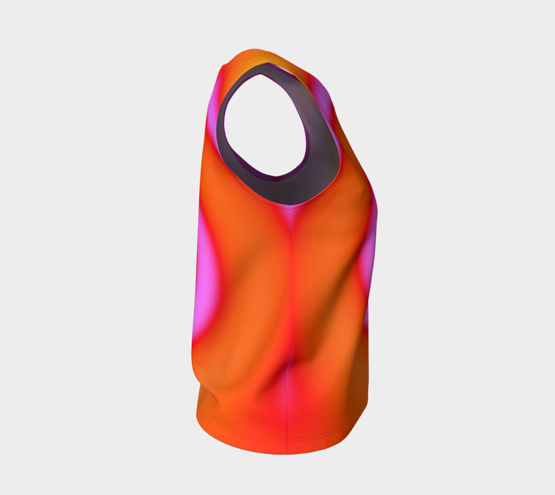 Bright Colorful Orange Pink Swirl Abstract preview #4