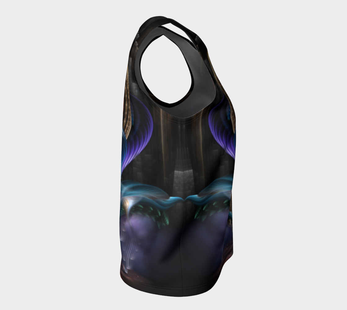Trilia - Goddess Of The Orange Moon Loose Tank Top preview #8