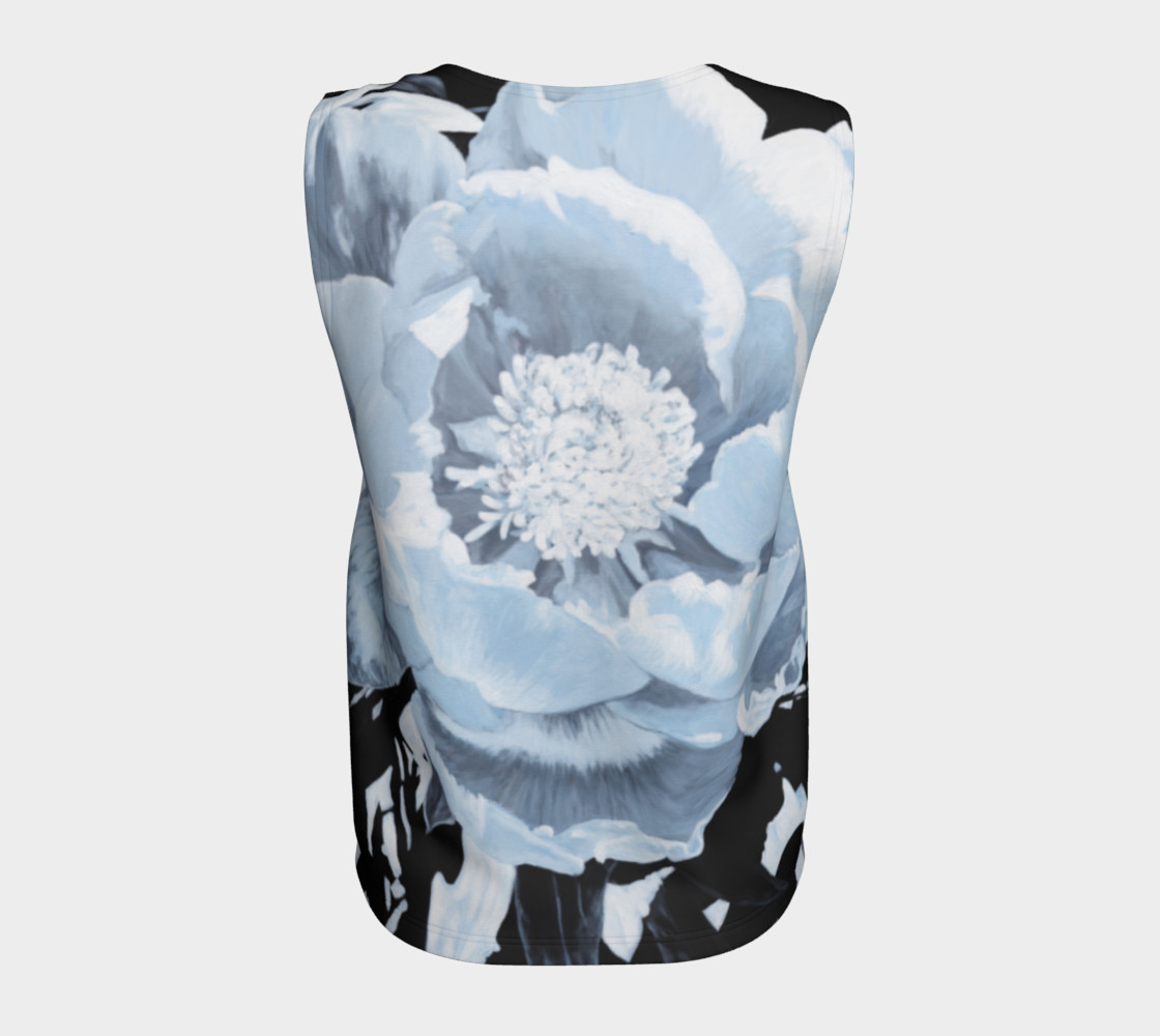 Aperçu de "A Peony For Your Thoughts" Loose Tank Top #6
