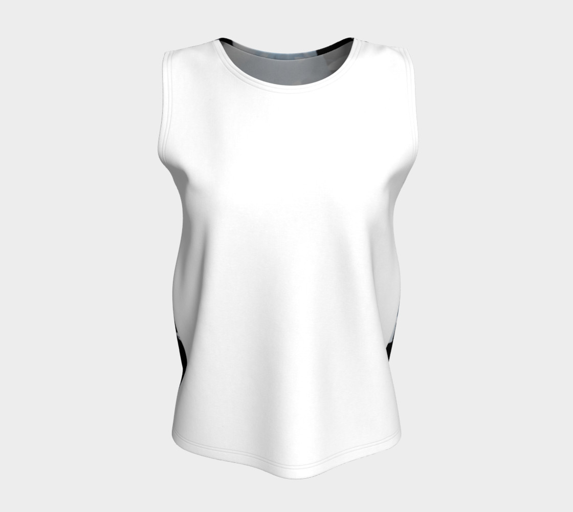 Aperçu de "A Peony For Your Thoughts" Loose Tank Top #5