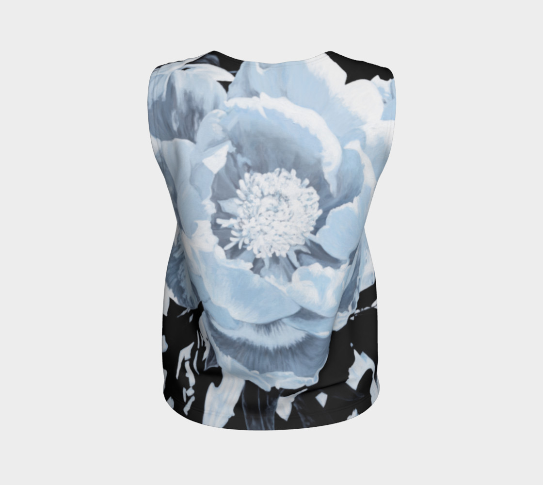 Aperçu de "A Peony For Your Thoughts" Loose Tank Top #2