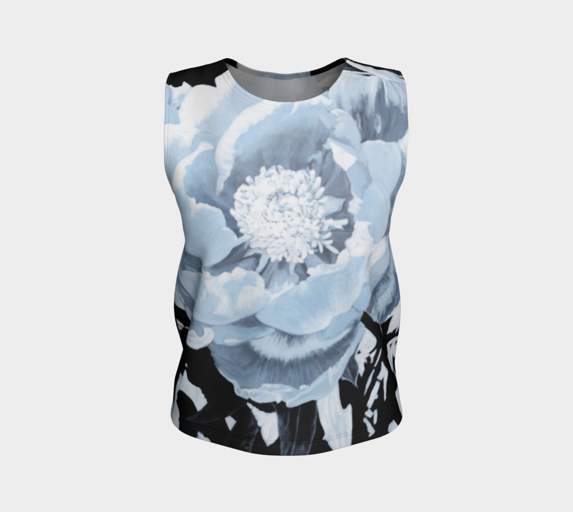 Aperçu de "A Peony For Your Thoughts" Loose Tank Top #1