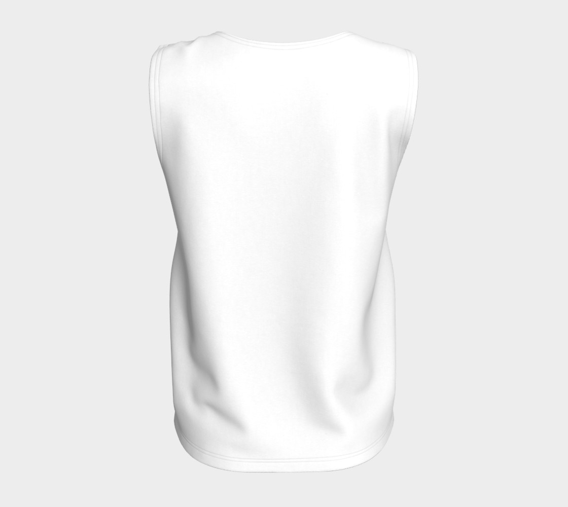 White Loose Fit Tank preview #6