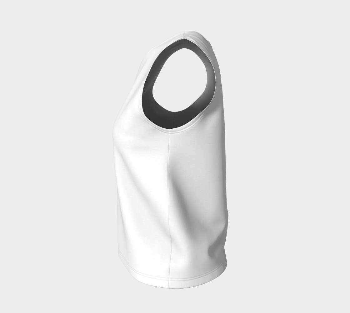 White Loose Fit Tank preview #3