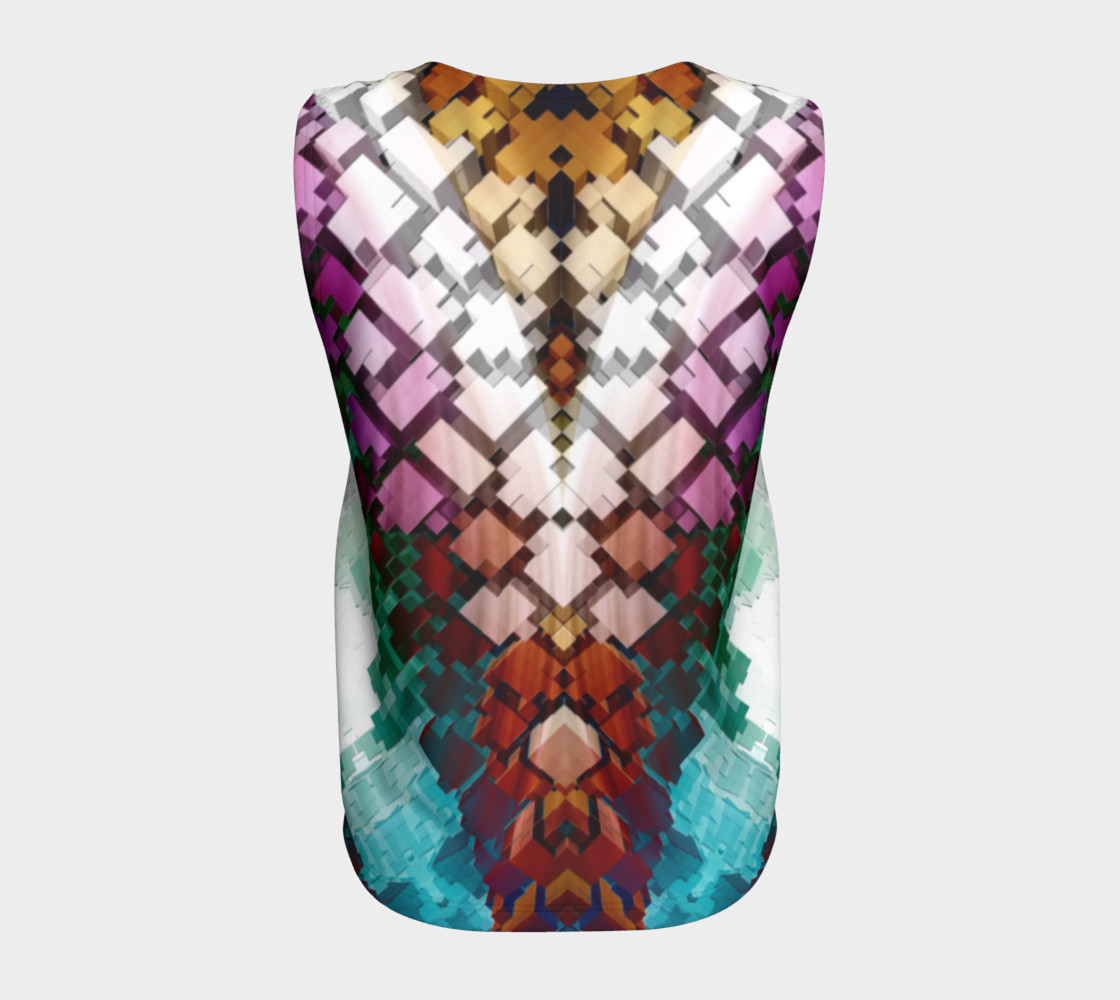 V-Stack Pyramid Loose Tank Top preview #6