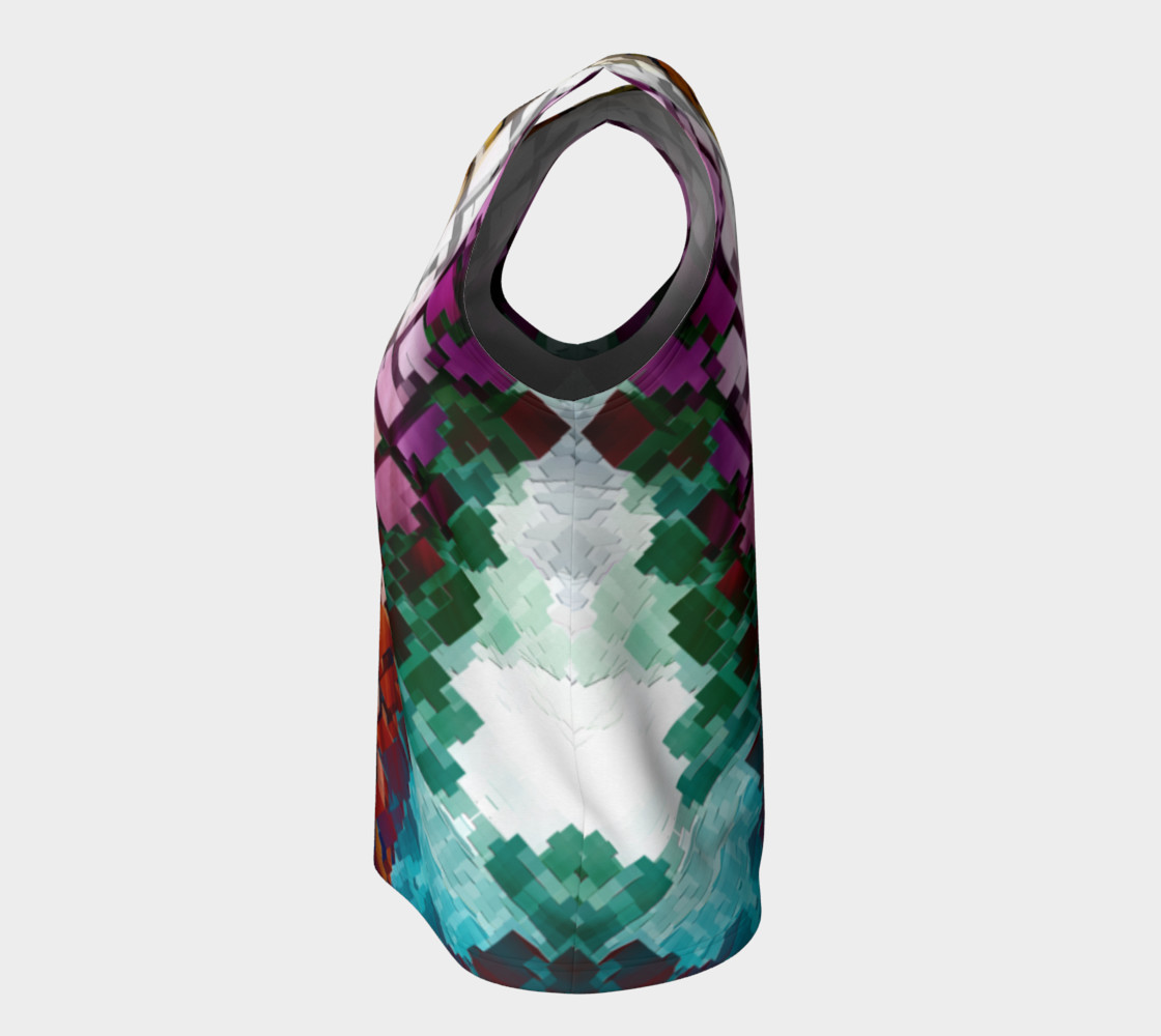 V-Stack Pyramid Loose Tank Top preview #7