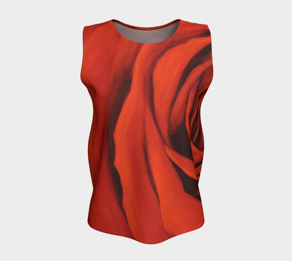 Aperçu de "Seeing Red" Loose Tank Top #5