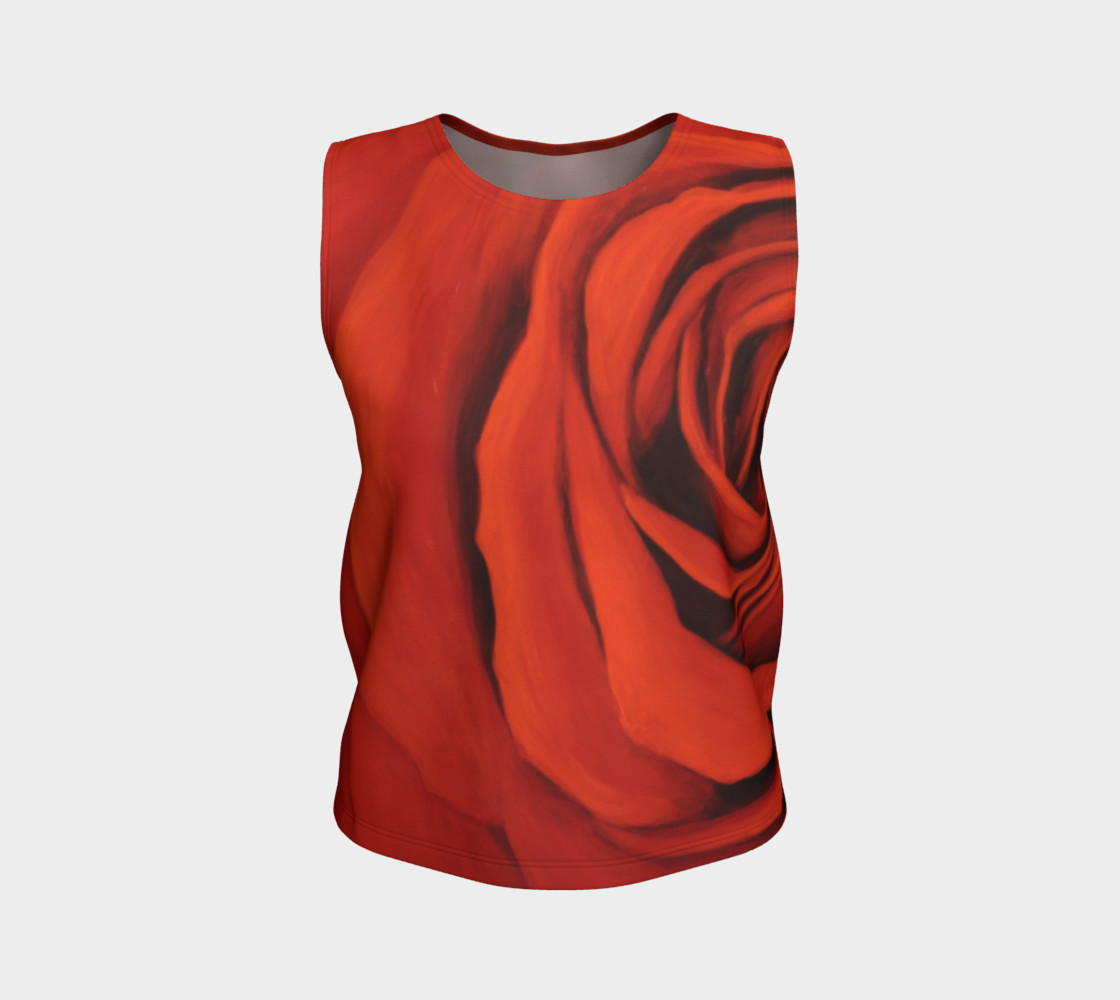Aperçu de "Seeing Red" Loose Tank Top #1