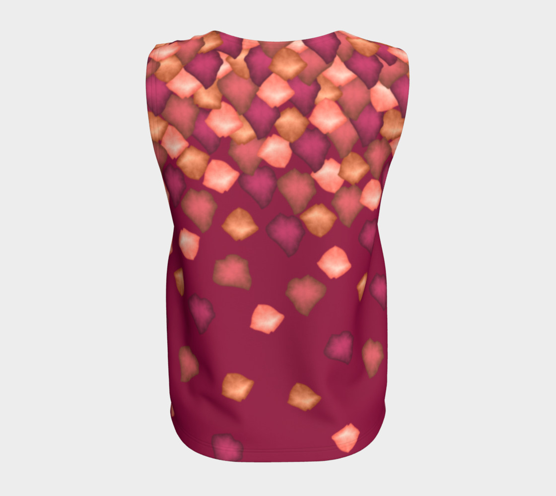 Aperçu de Falling Leaves Loose Tank Top #6