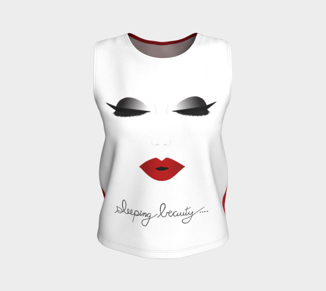 Sleeping Beauty Loose Tank Top 3D preview