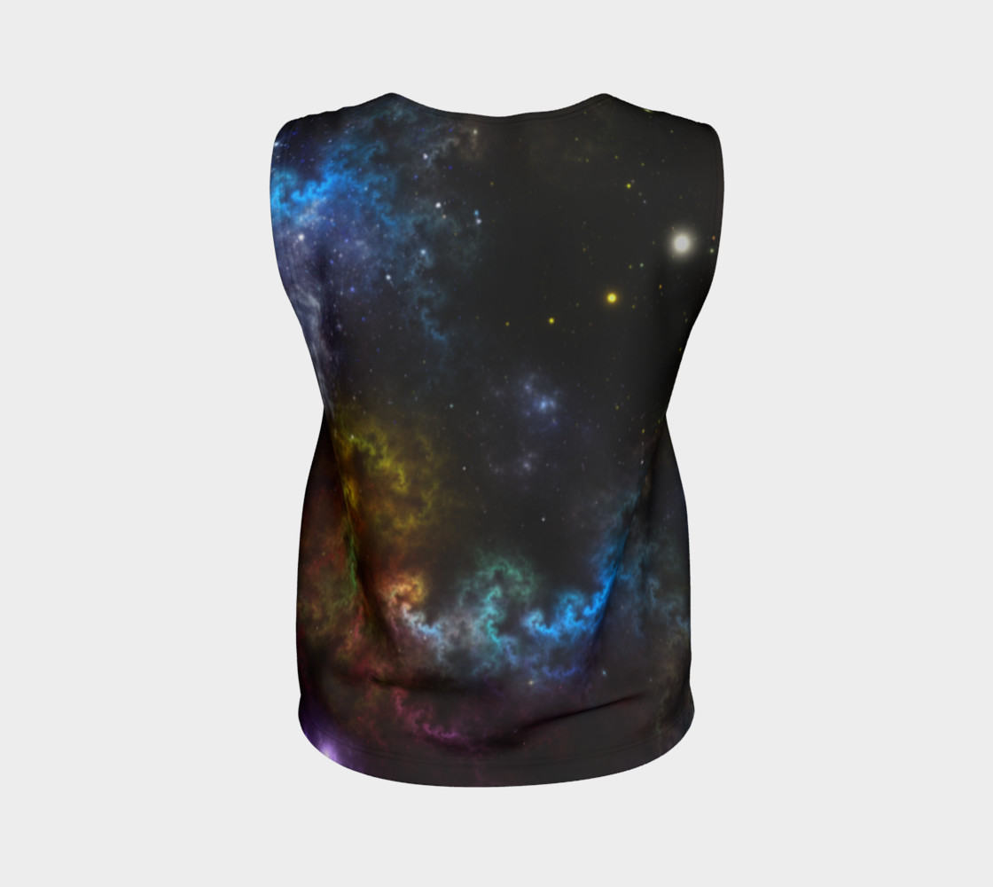Nebula Menagerie Loose Tank Top 3D preview