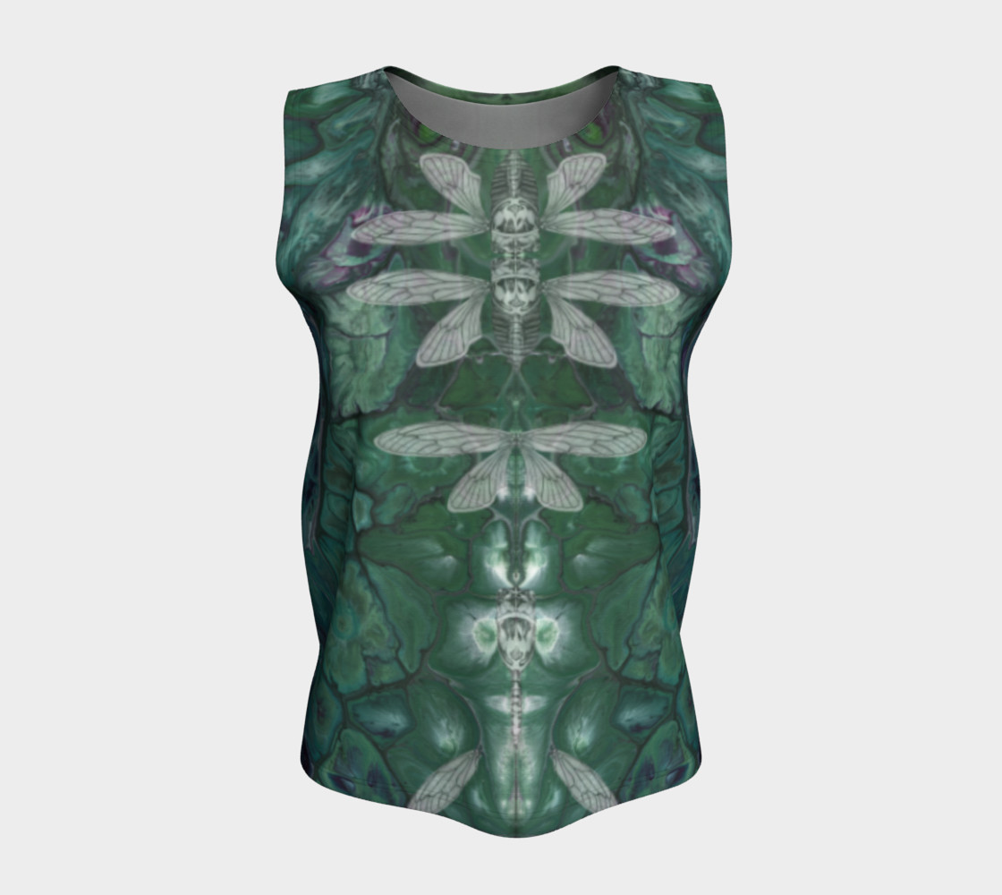 Meta Cicada Loose Tank Top preview #5