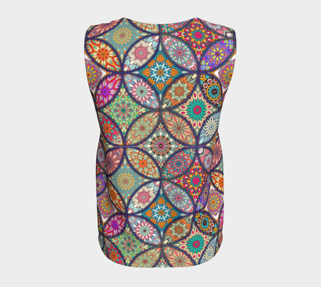 Vibrant Mandalas Loose Tank preview #6