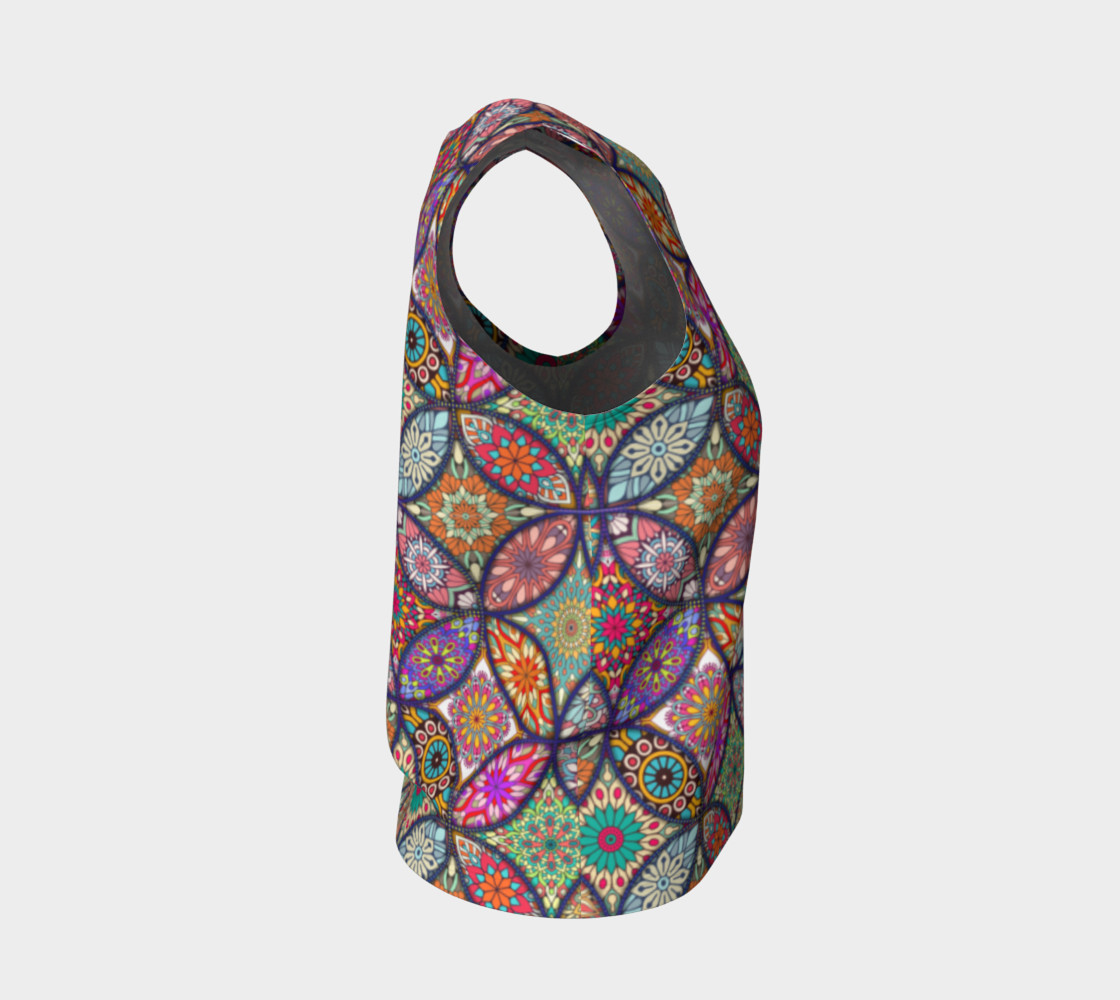 Vibrant Mandalas Loose Tank preview #4