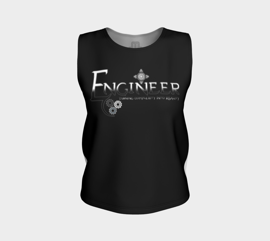 Engineer Metallic - Complexity To Reality Loose Tank Top 3D preview