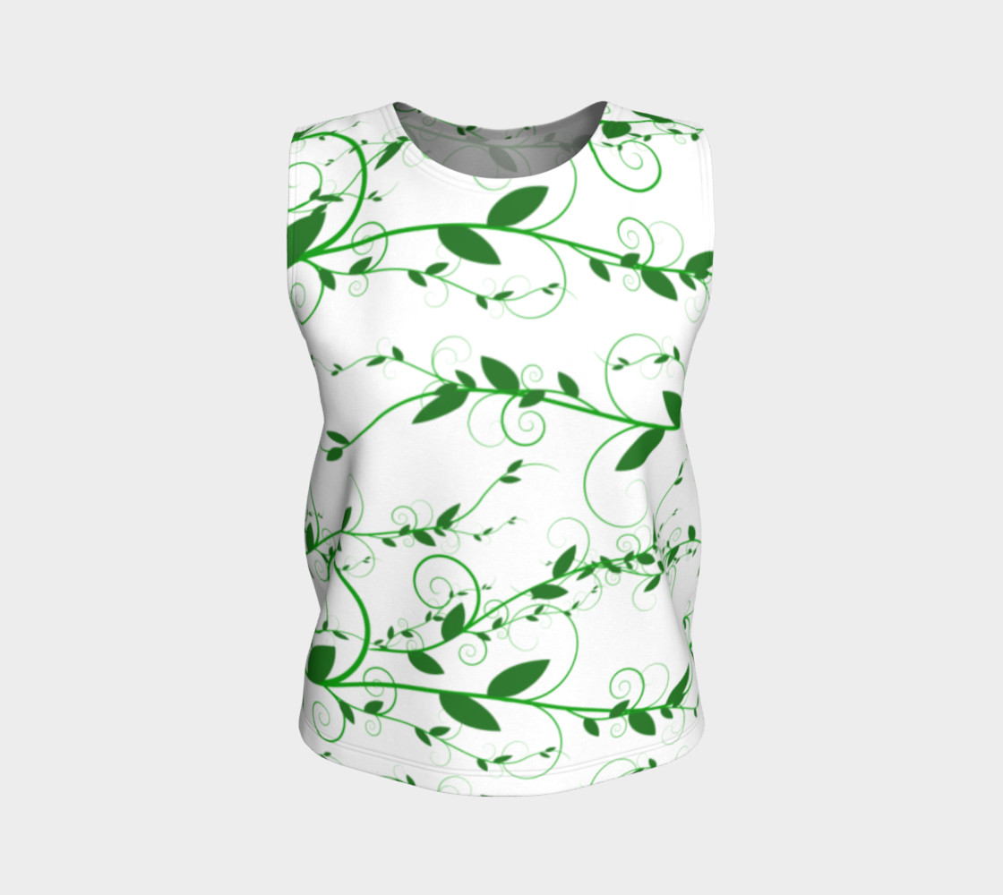 Green Swirly Vines 3D preview