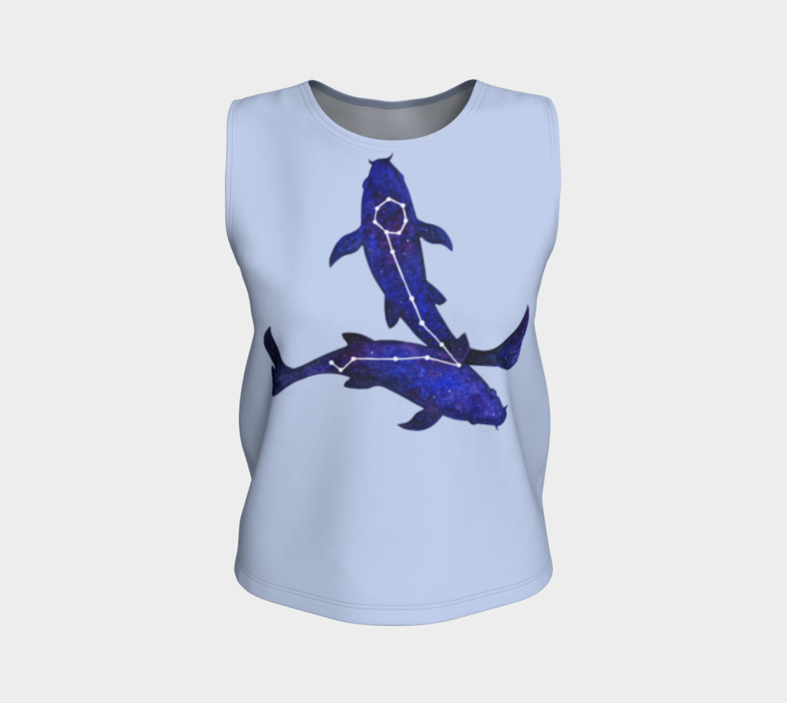 Astrological sign Pisces constellation Loose Tank Top preview #1