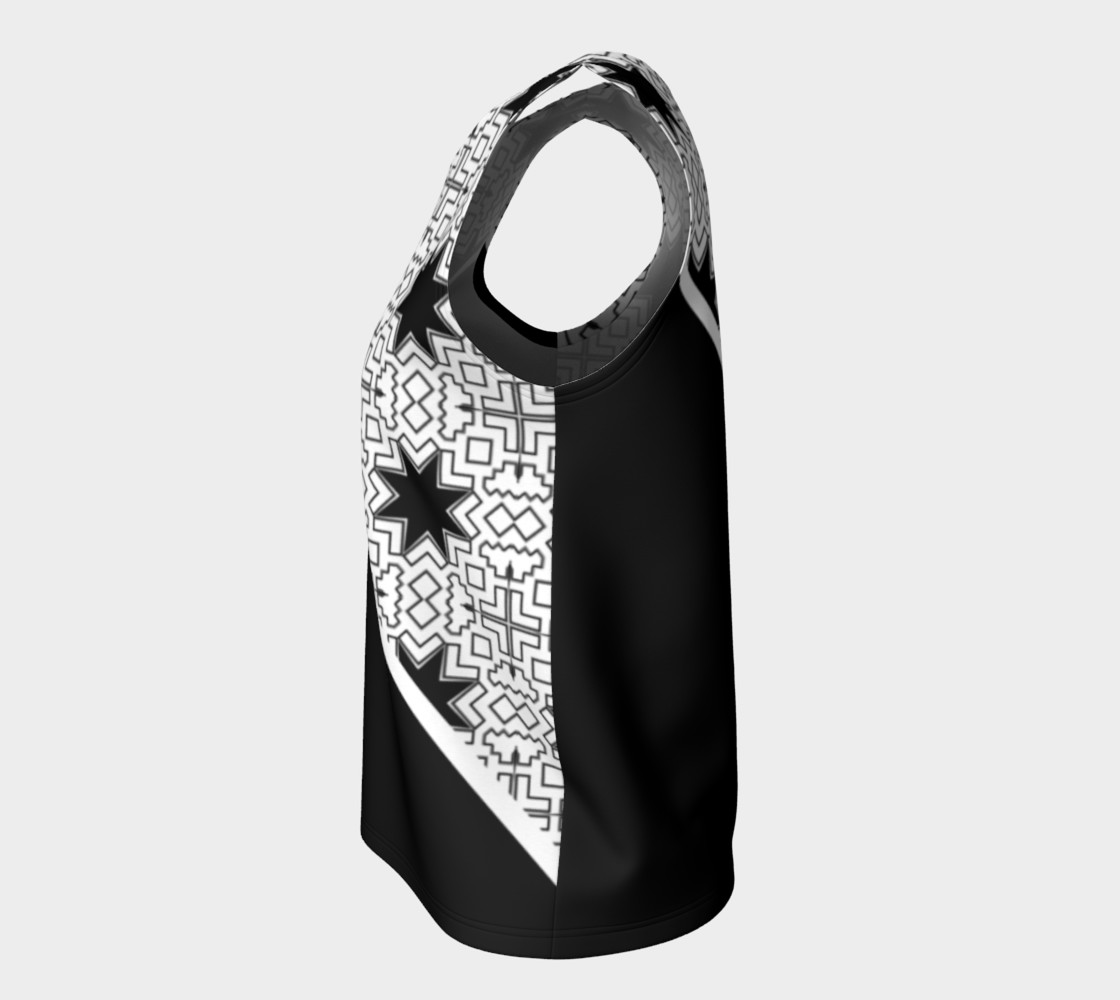 Star Geometric Loose Tank Top preview #7