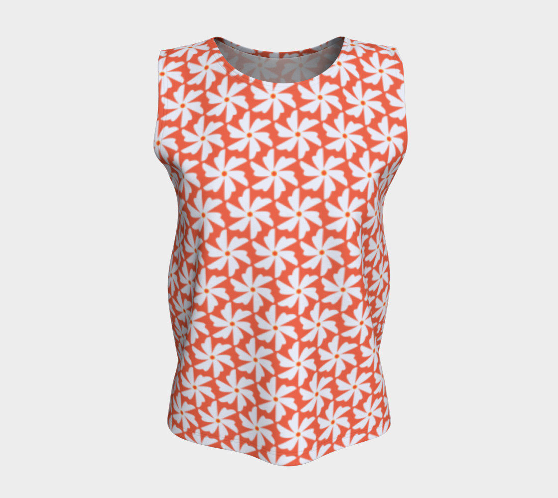Coral Jasmine Tank Top preview #5