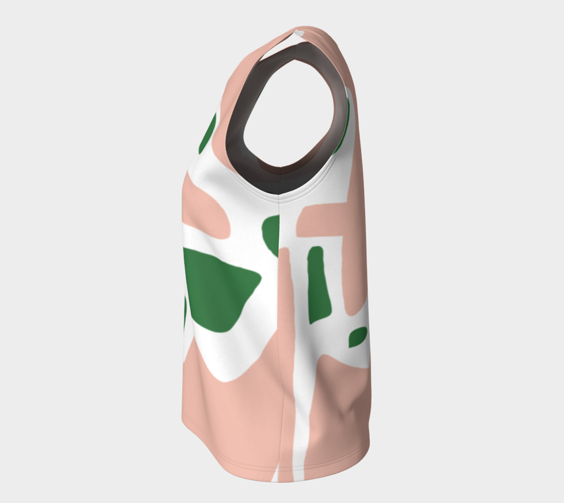 Pink Camouflage Loose tank top preview #7