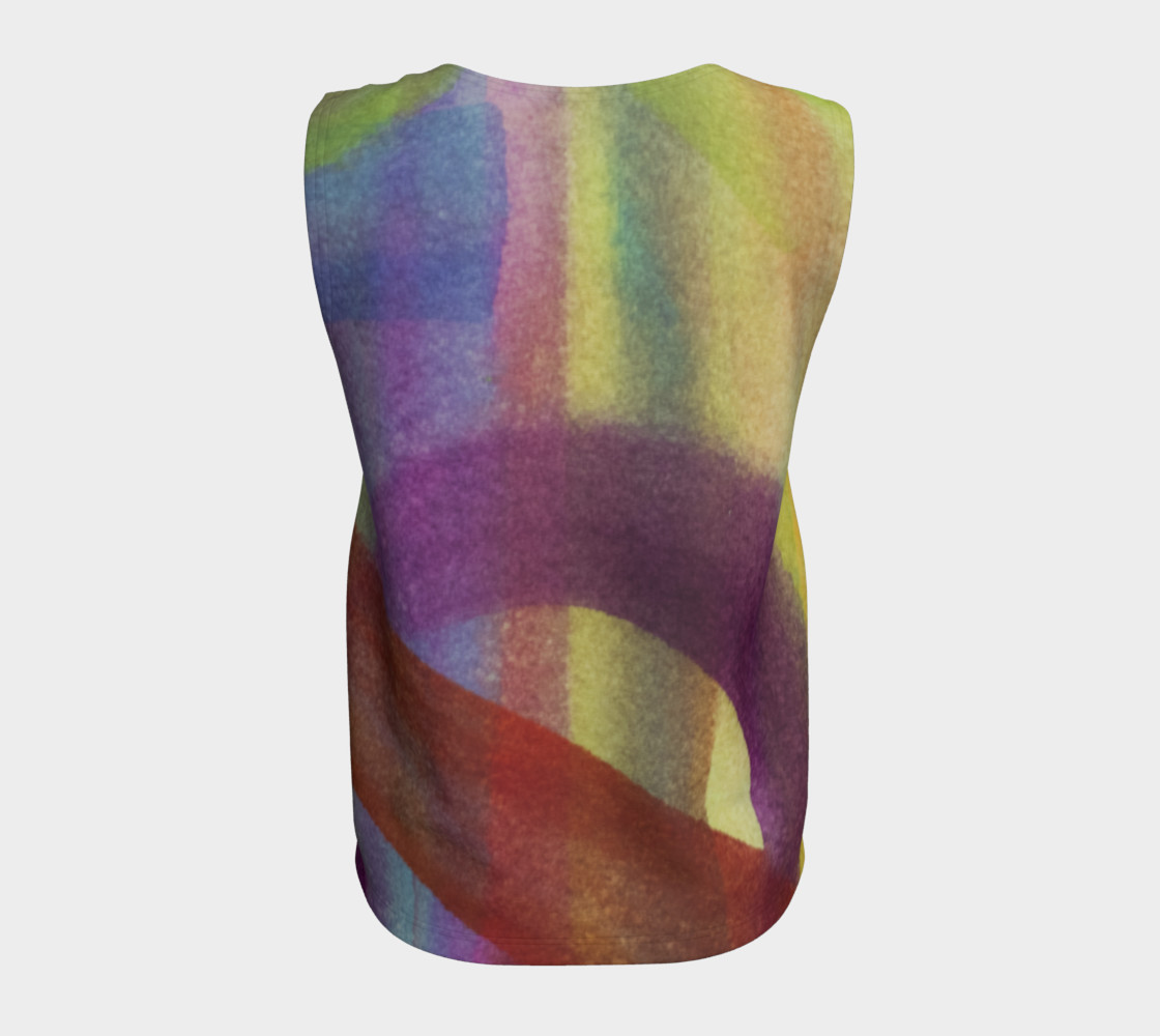 Tropical Watercolor Loose Tank preview #6