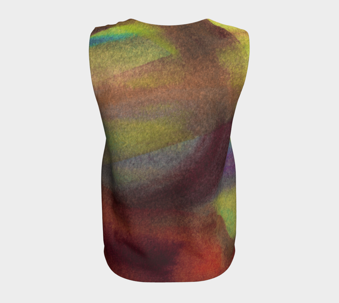 Tropical Watercolor 2 Loose Tank preview #6