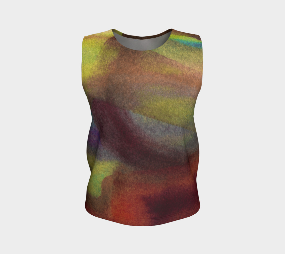 Tropical Watercolor 2 Loose Tank preview #1
