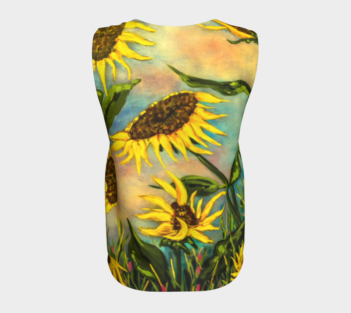 Sunflowers Loose Tank preview #6