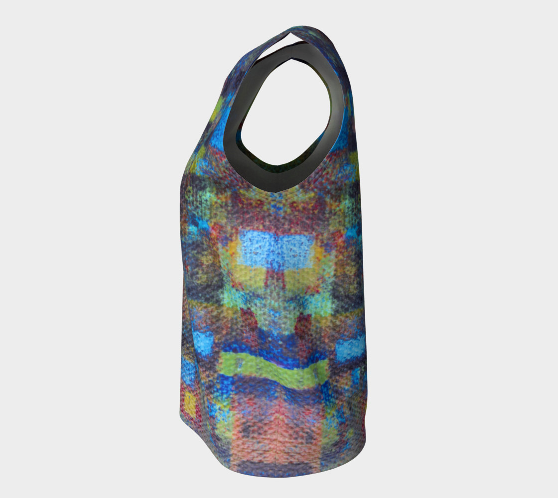 Abstract Mosaic Loose Tank preview #7