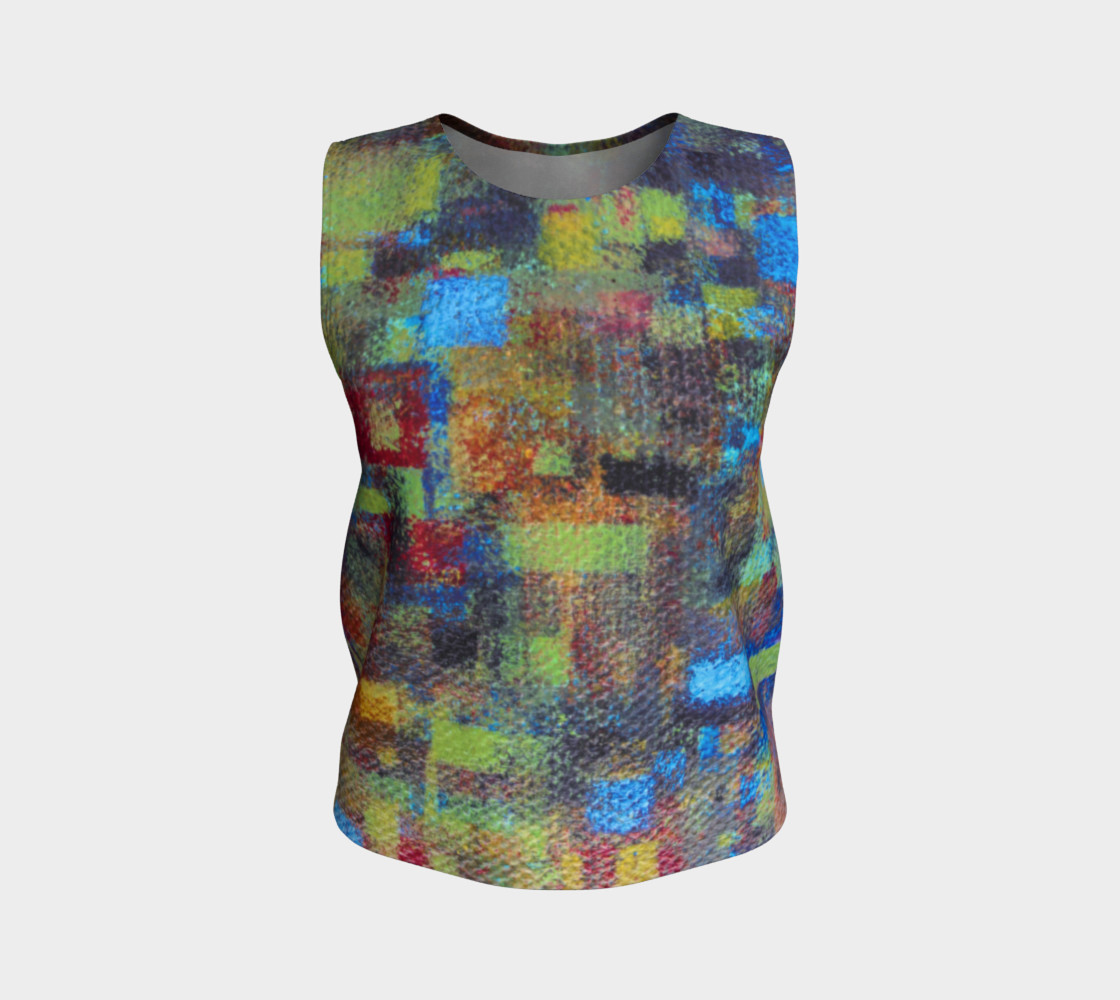 Abstract Mosaic Loose Tank preview #1
