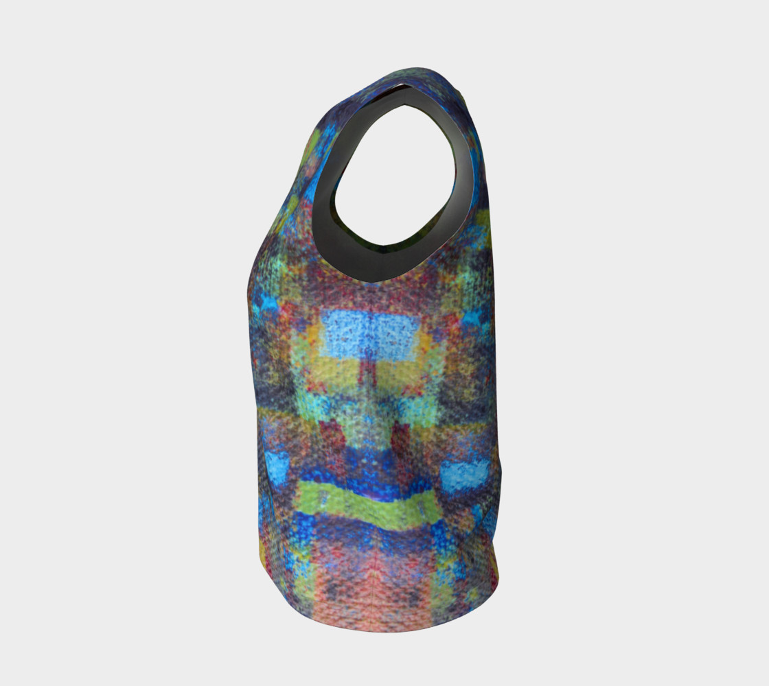 Abstract Mosaic Loose Tank preview #3