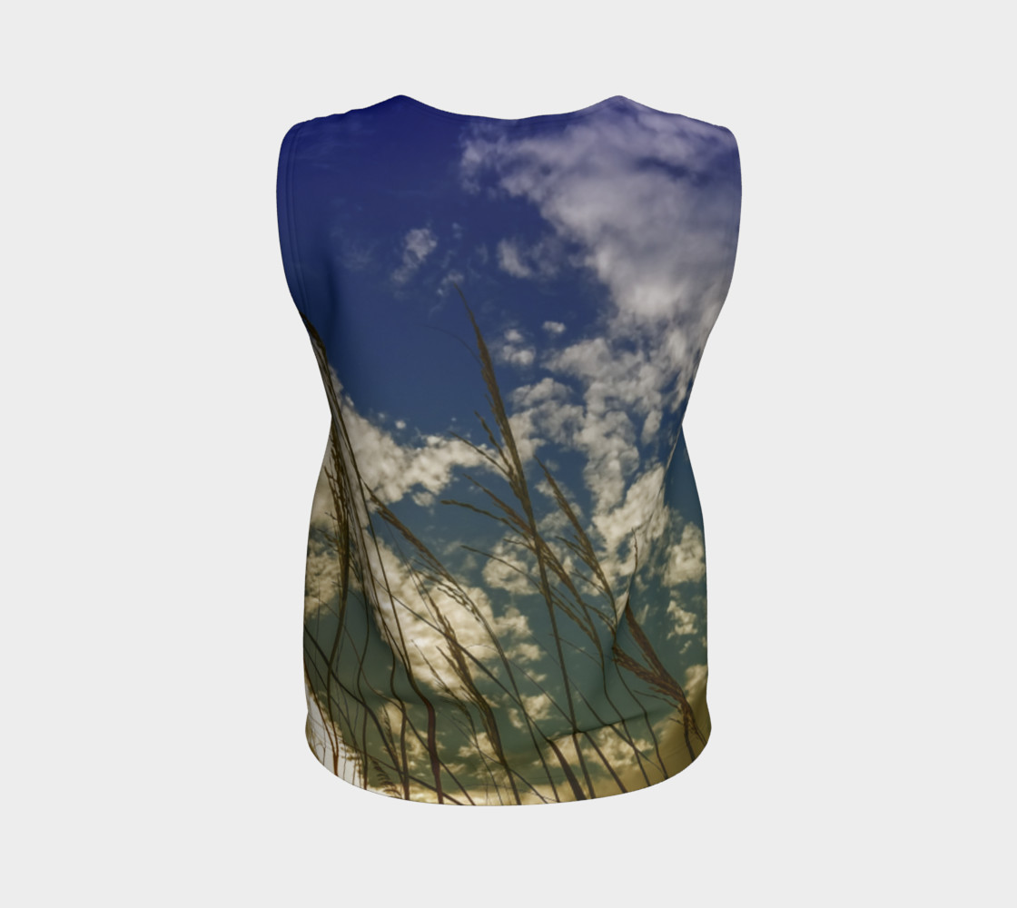 Sea Oats Thru Clouds Tank Top 3D preview
