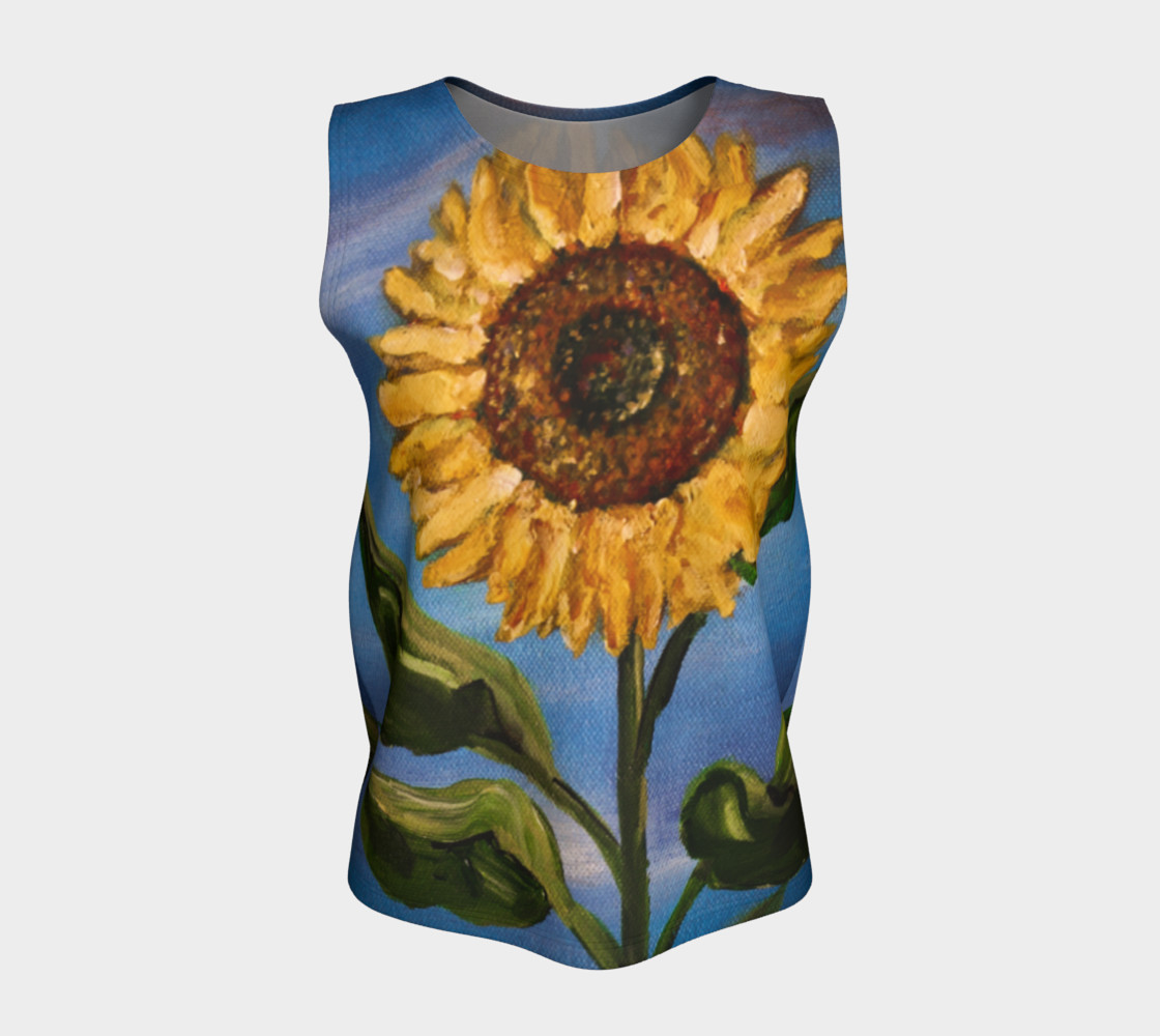 Aperçu de Sunflower Sky Loose Tank #5
