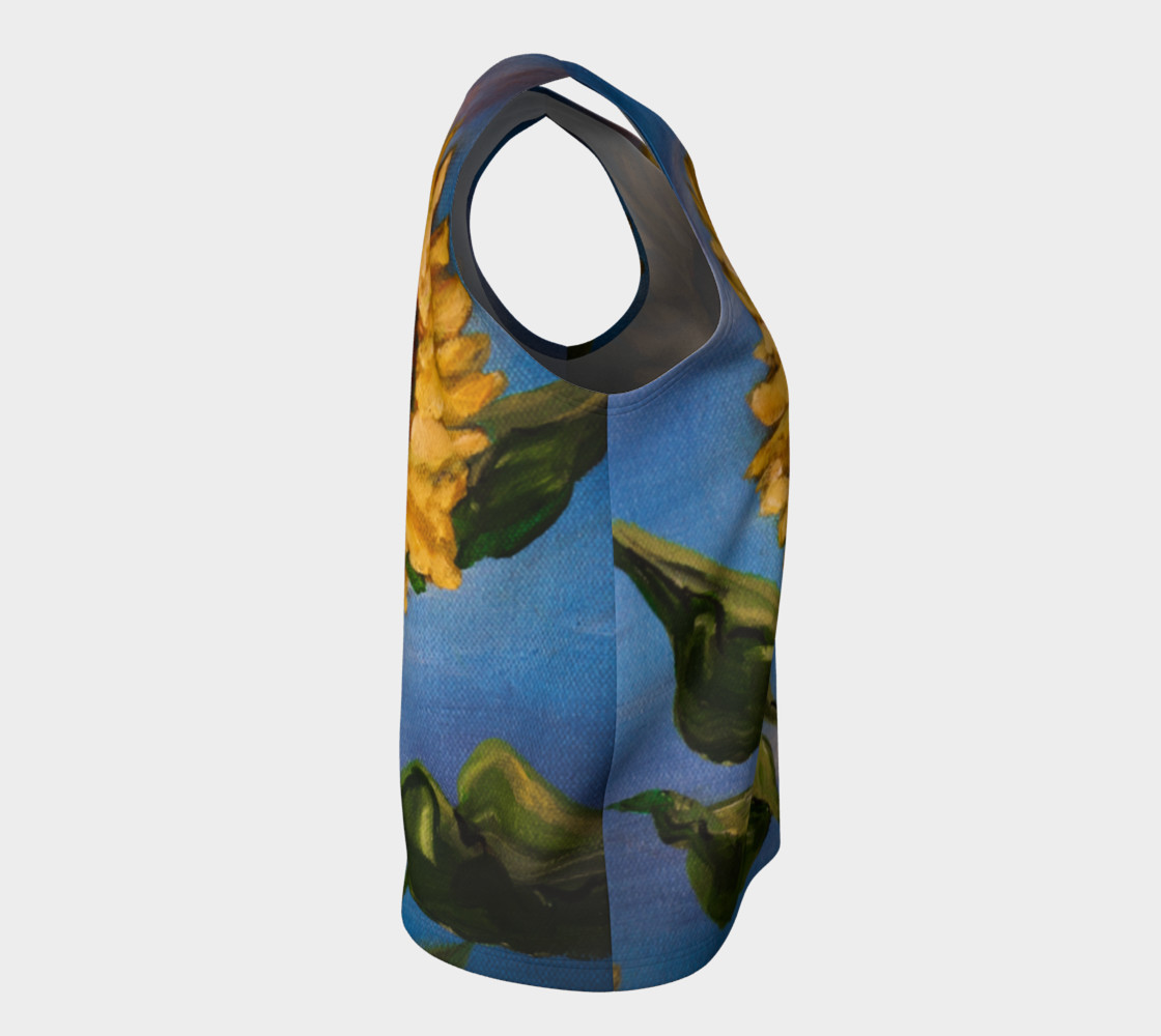 Aperçu de Sunflower Sky Loose Tank #8