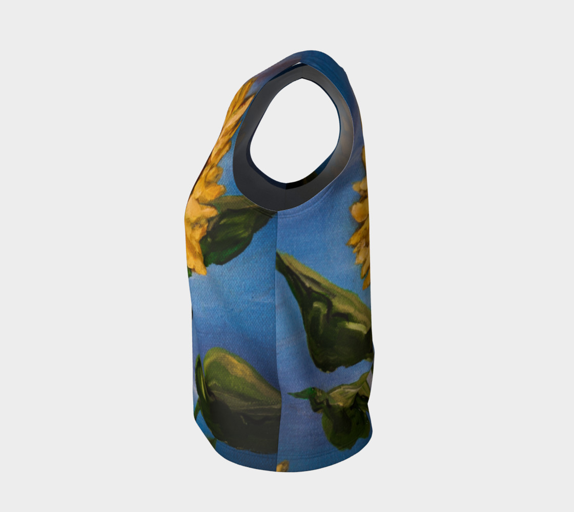 Aperçu de Sunflower Sky Loose Tank #3