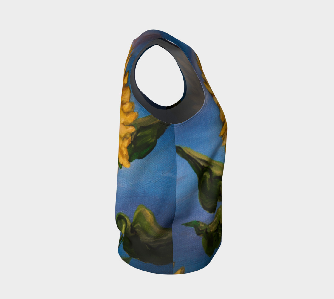 Aperçu de Sunflower Sky Loose Tank #4
