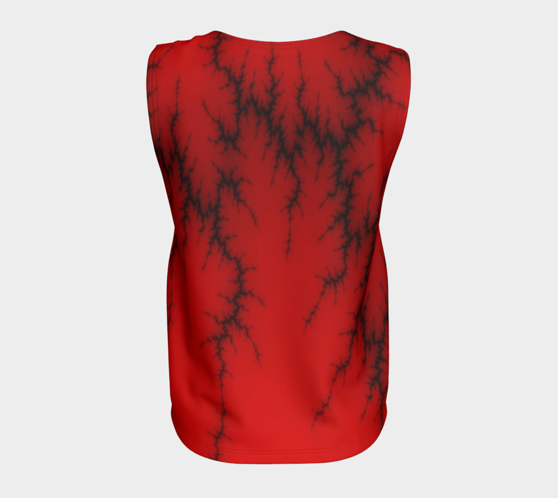 Red Lightning Tank Top preview #6