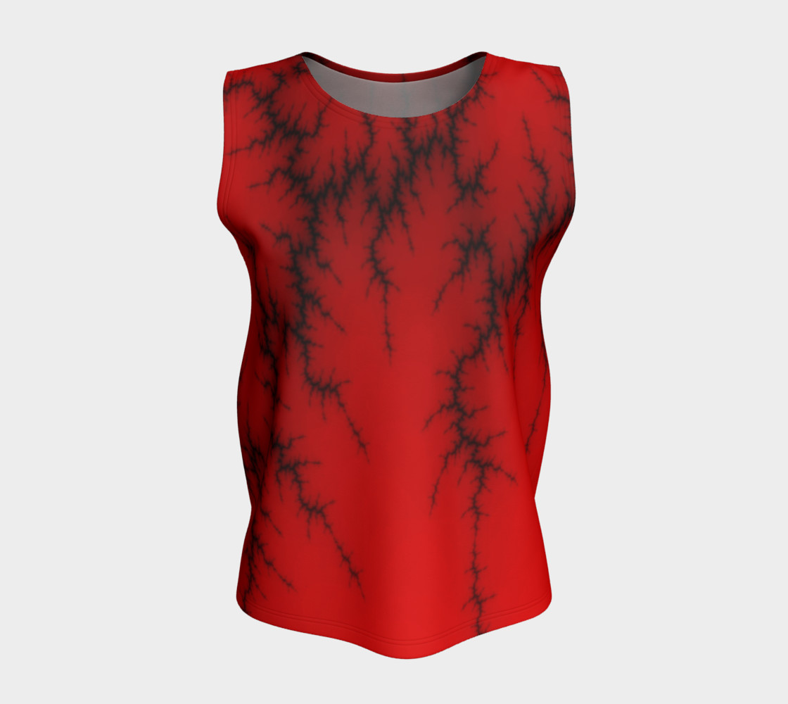 Red Lightning Tank Top preview #5