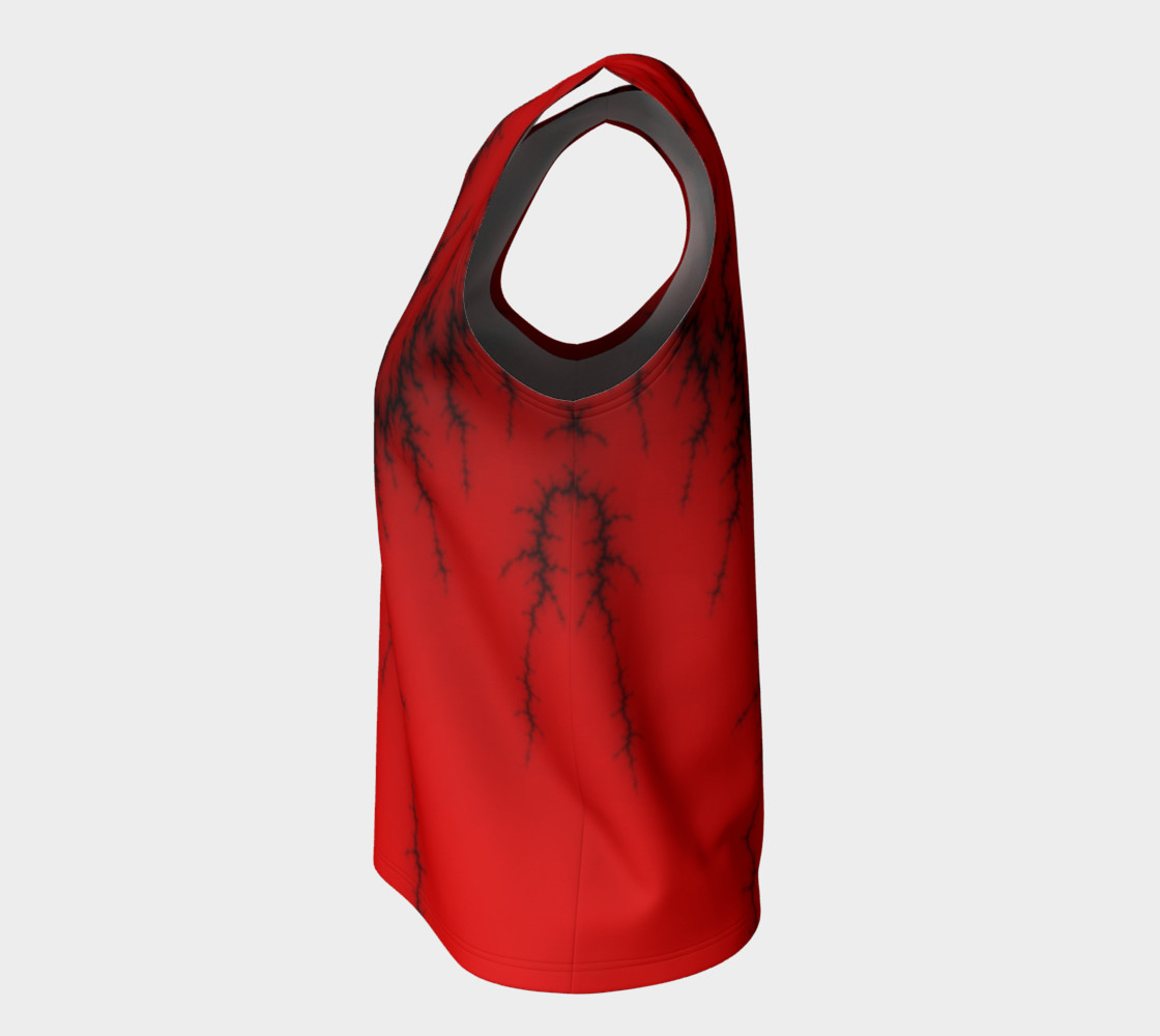 Red Lightning Tank Top preview #7
