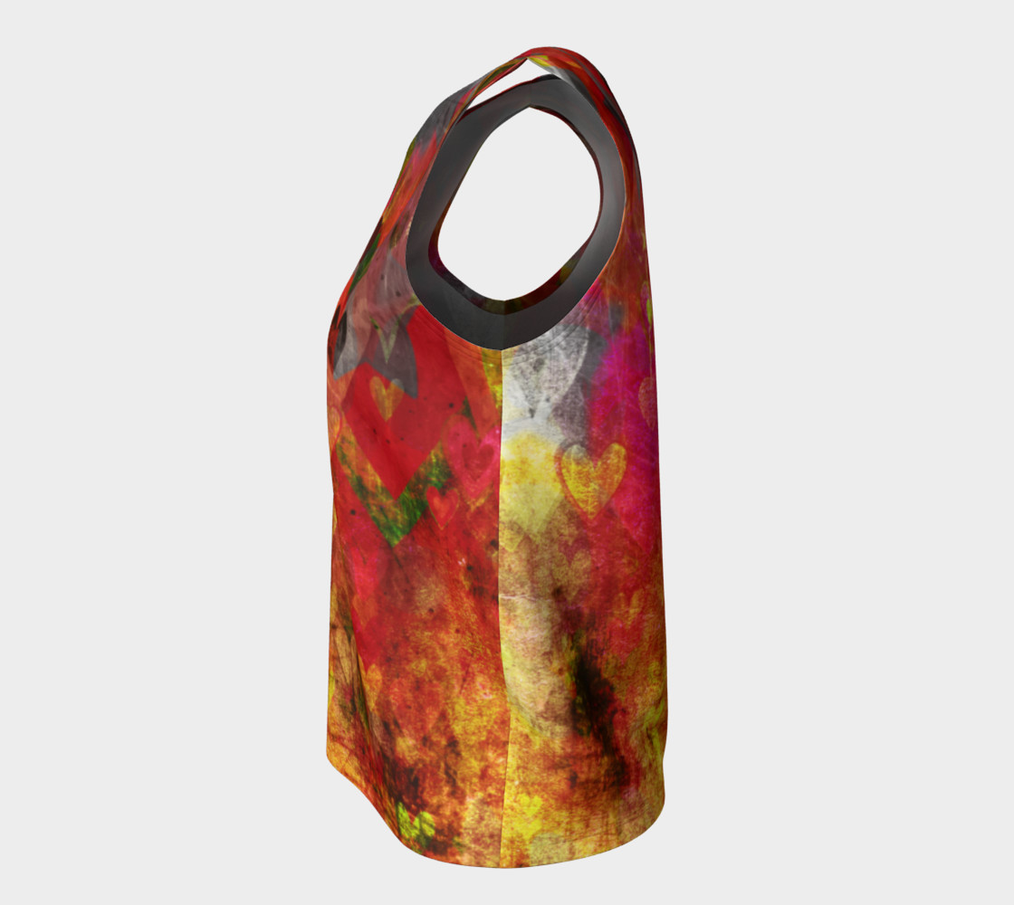 Hearts and Stars Loose Tank Top preview #7