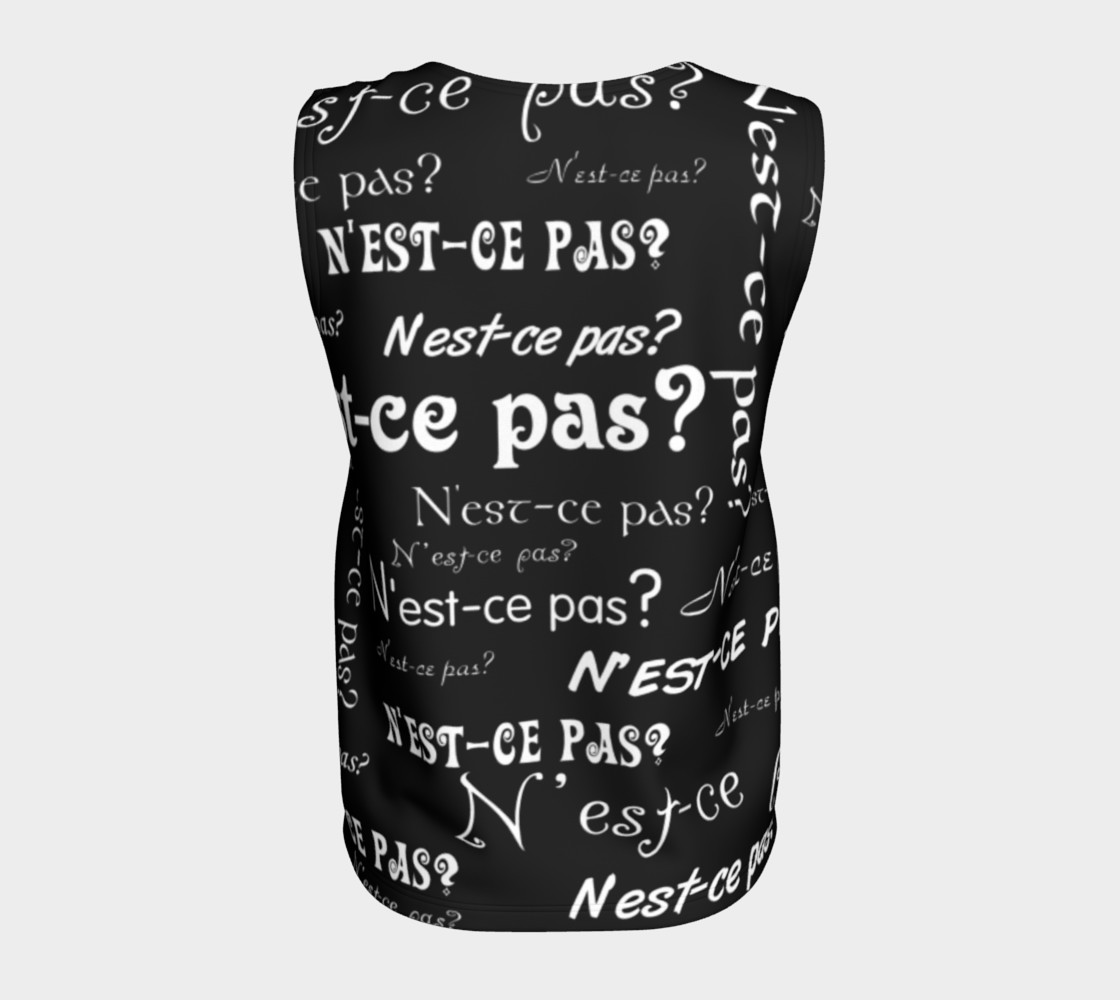 White N'est-ce Pas Tank Top preview #6
