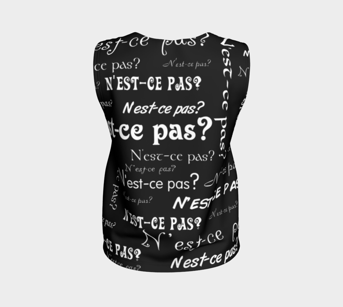 White N'est-ce Pas Tank Top preview #2