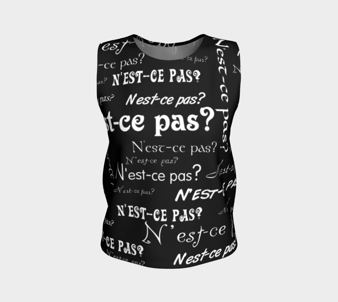 White N'est-ce Pas Tank Top preview #1