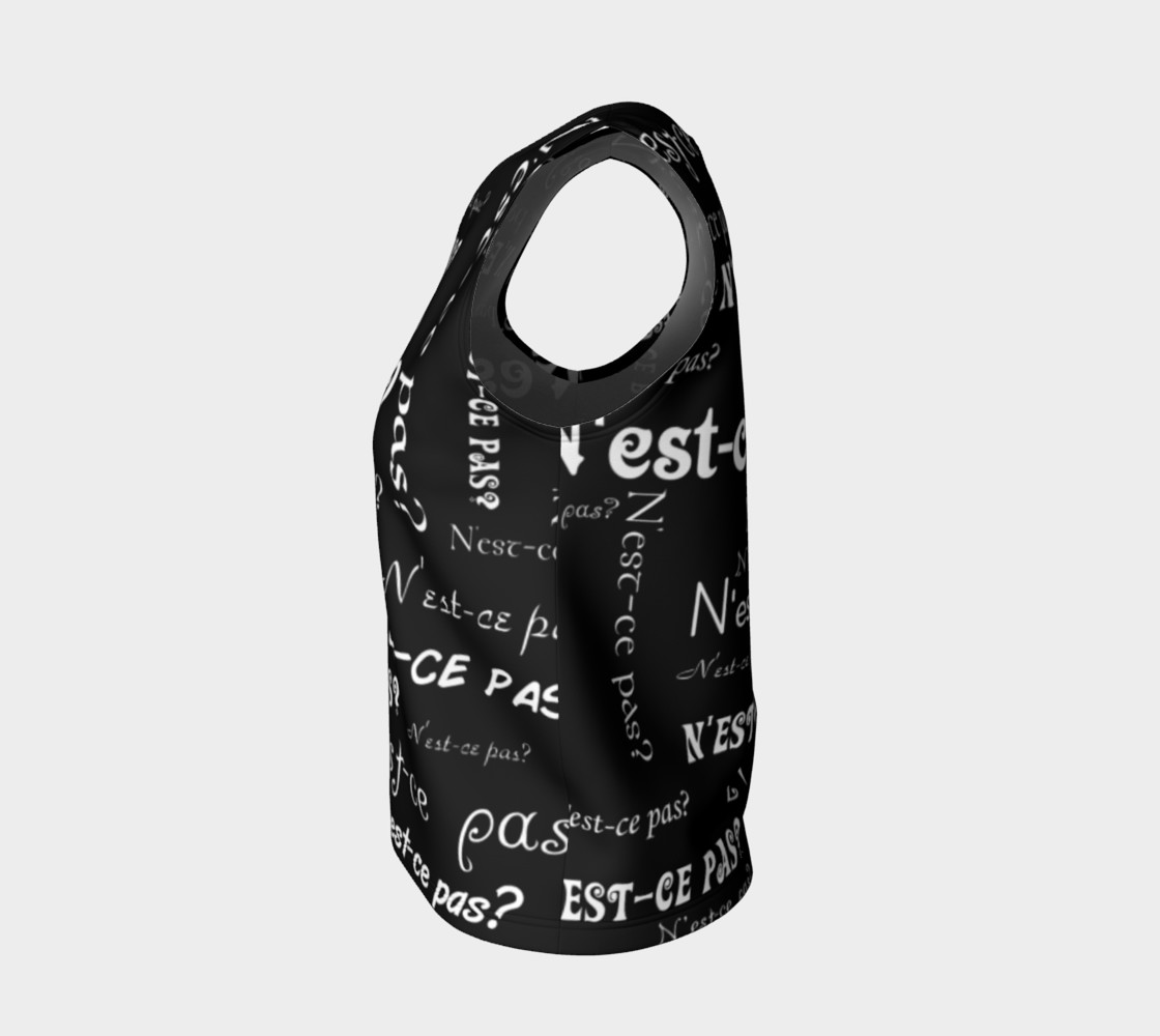 White N'est-ce Pas Tank Top preview #3