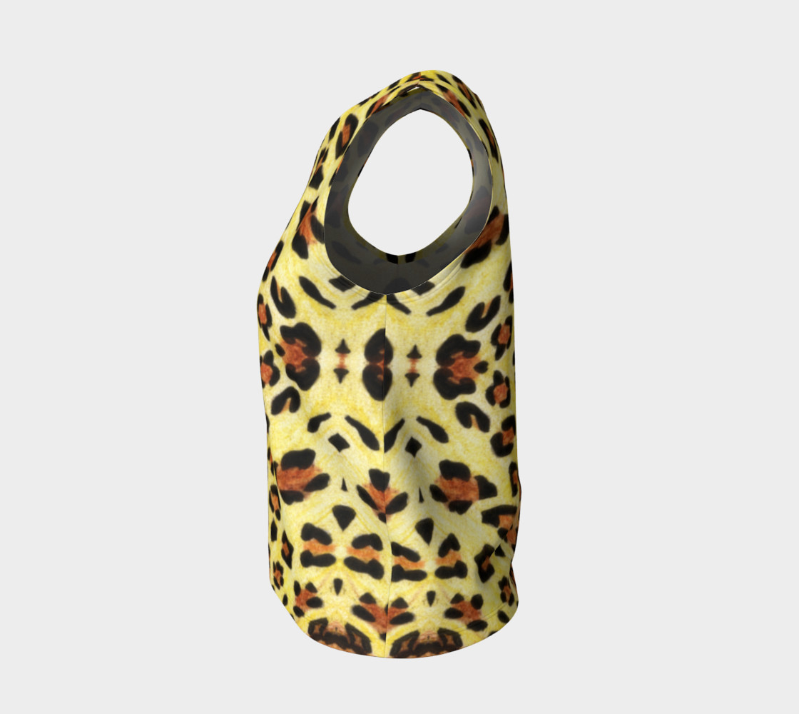 Leopard fur Loose Tank Top preview #3