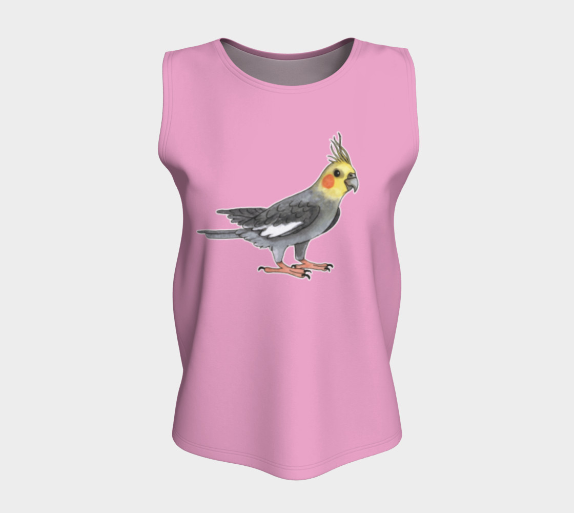 Cockatiel bird Loose Tank Top preview #5