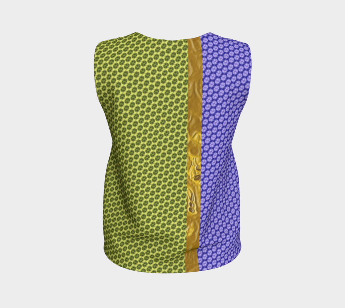 Blue and Yellow Scales Tank Top preview #2