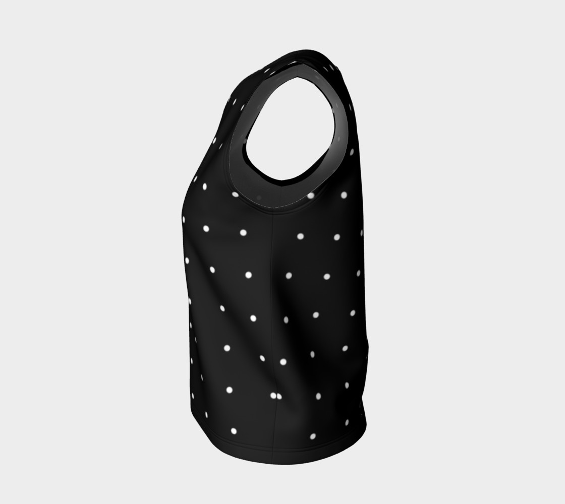Umsted Design Polka Dots Black with White Dots preview #3